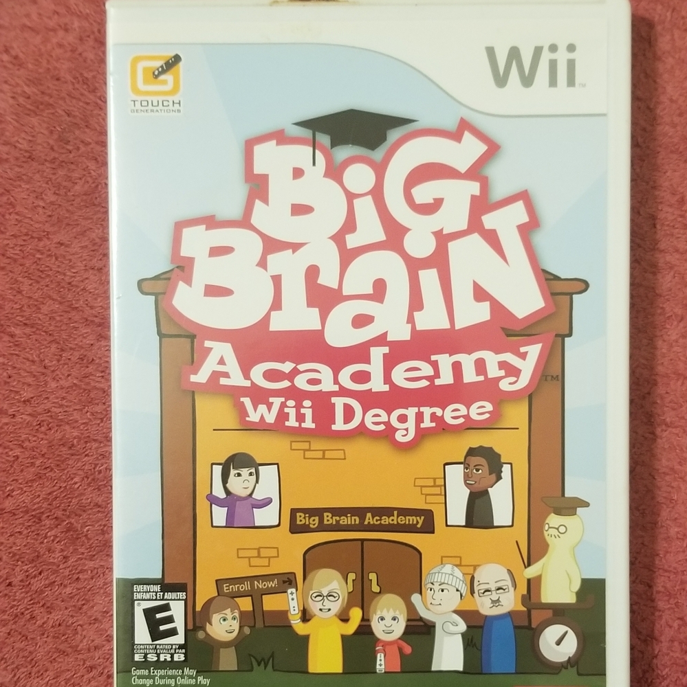 3/$20 Euc Wii game big brain academy